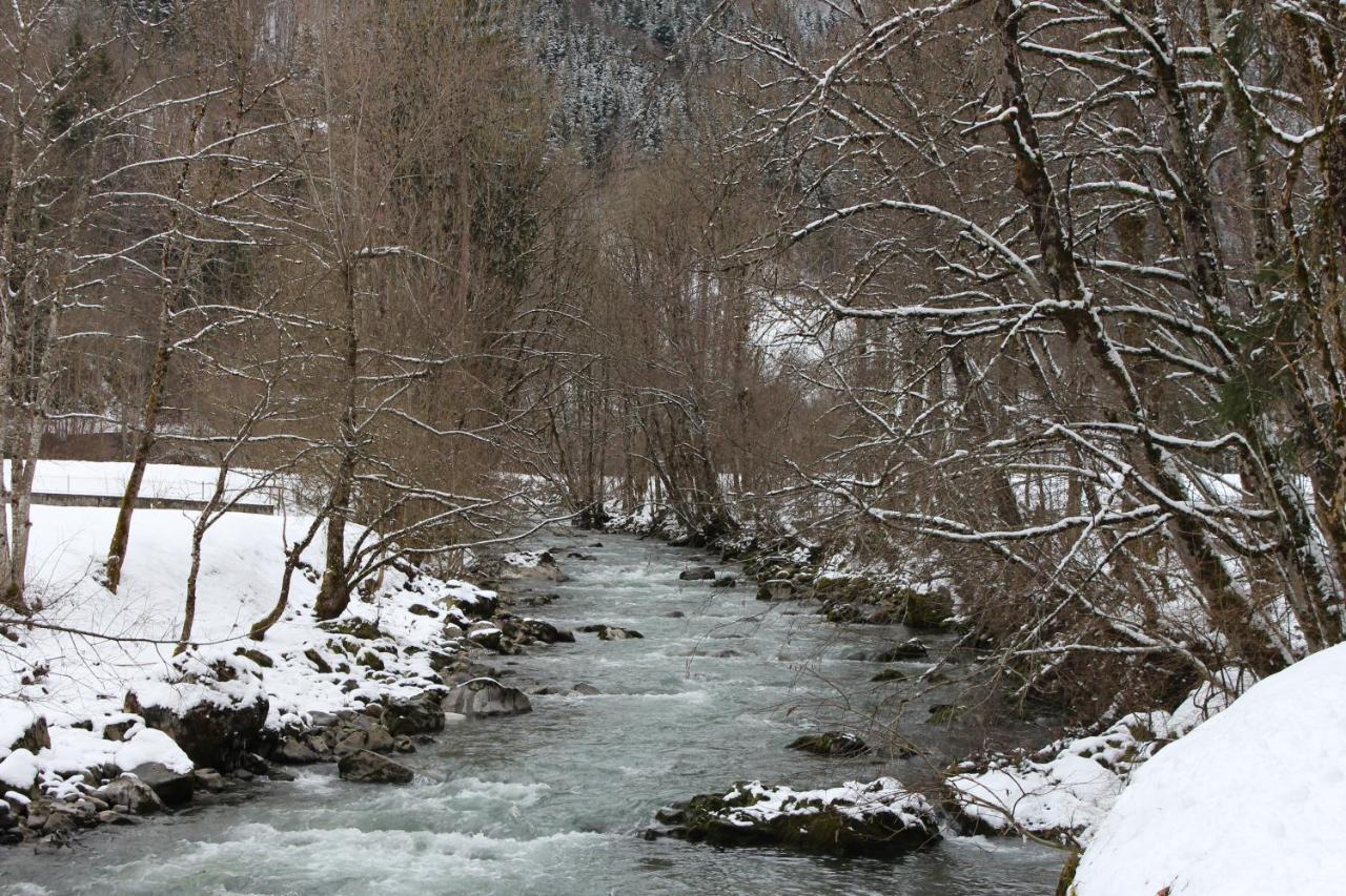 Chalet 8 Personnes + Grand Terrain Et Riviere Entremont Экстерьер фото